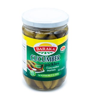 Cucumber Pickles "BARAKA"  600 g * 12
